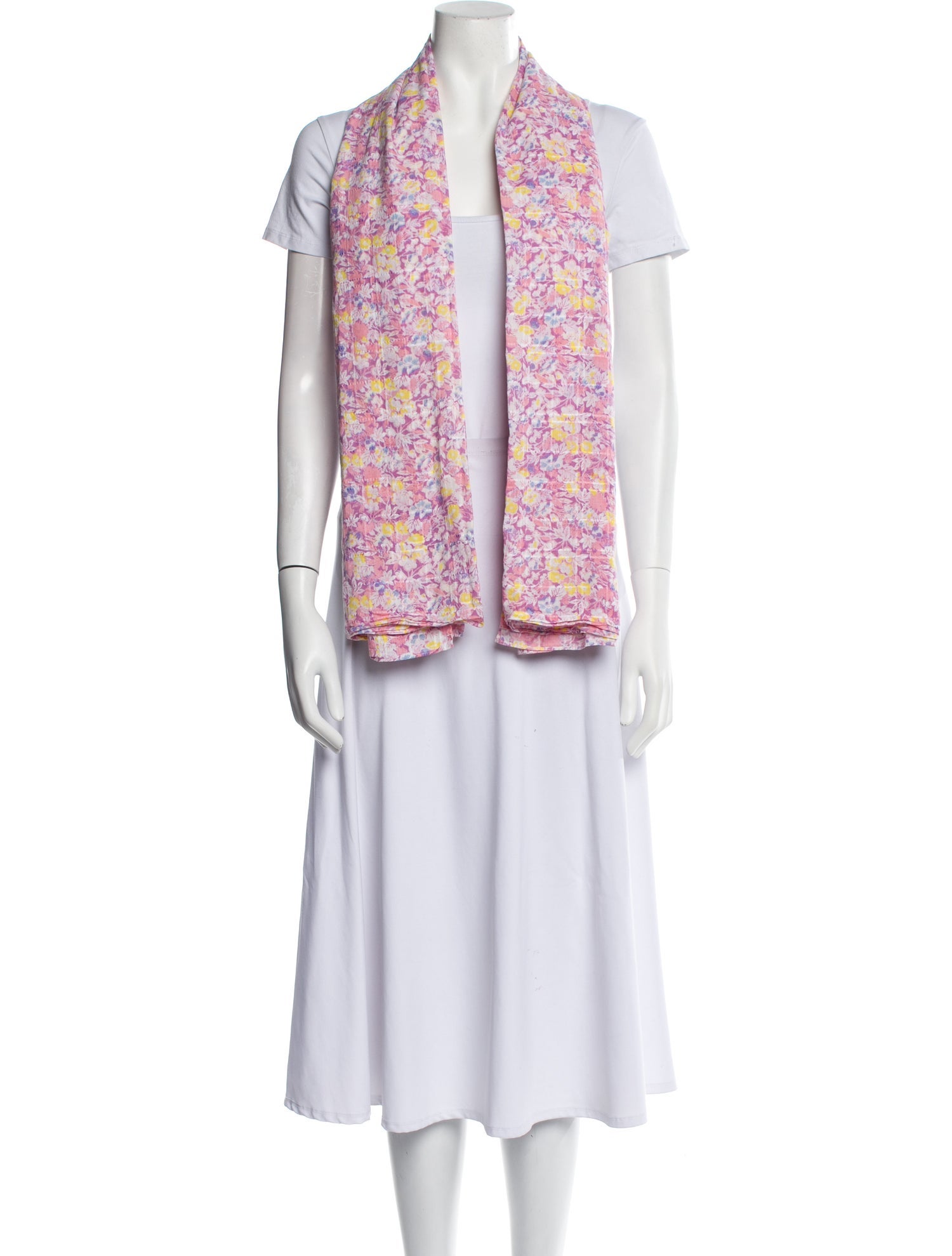 LoveShackFancy Floral Print Scarf