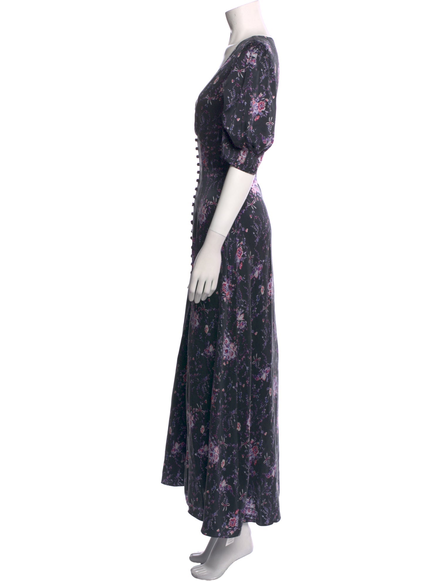 LoveShackFancy Silk Long Dress