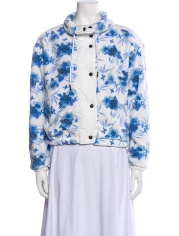 LoveShackFancy Jackets Tie-Dye Print Bomber Jacket XS