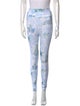 LoveShackFancy Floral Print Skinny Leg Pants