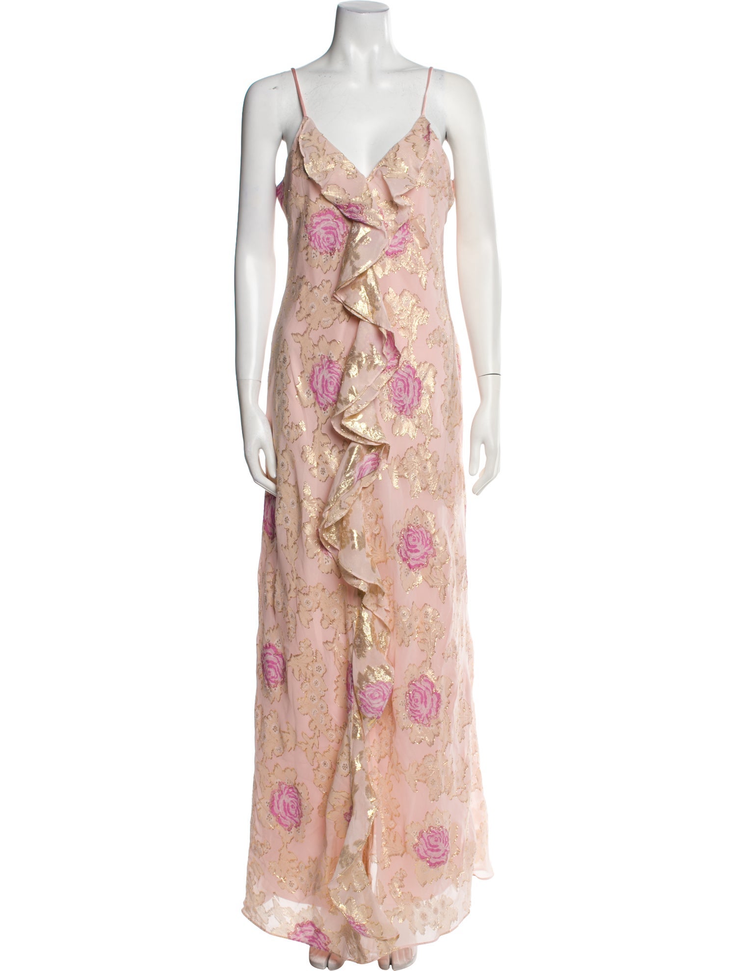 LoveShackFancy Silk Long Dress