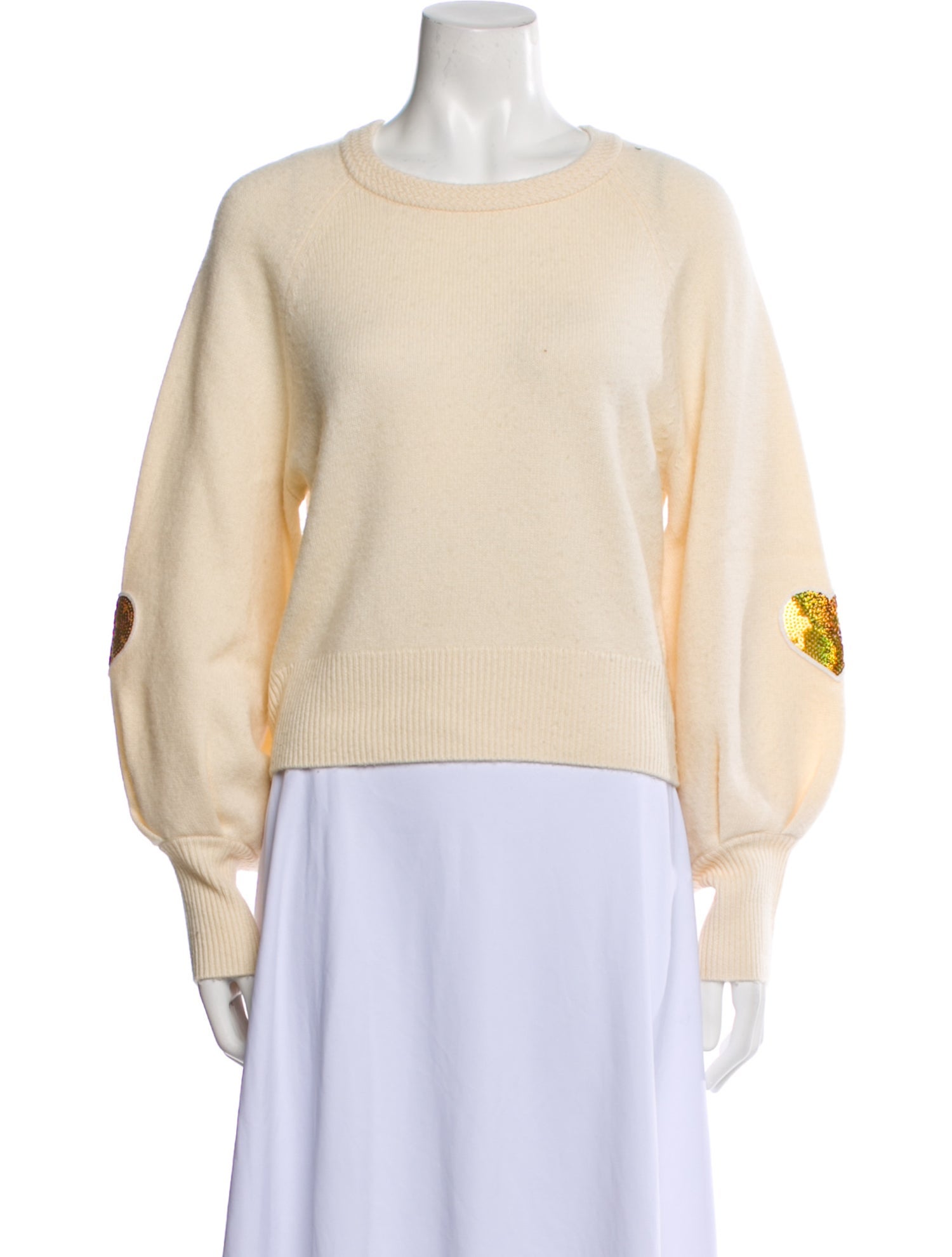 LoveShackFancy Wool Scoop Neck Sweater