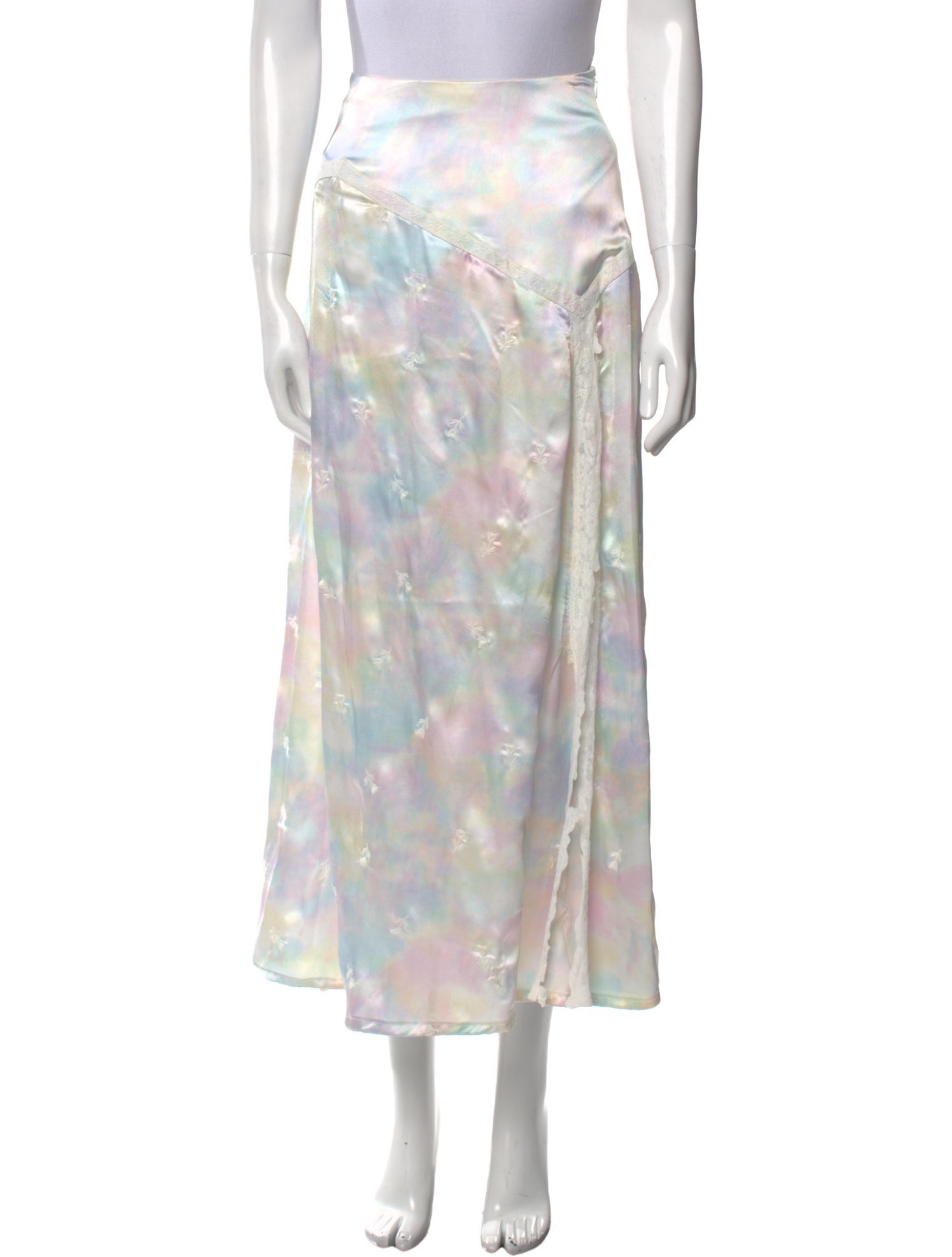 LoveShackFancy Printed Long Skirt