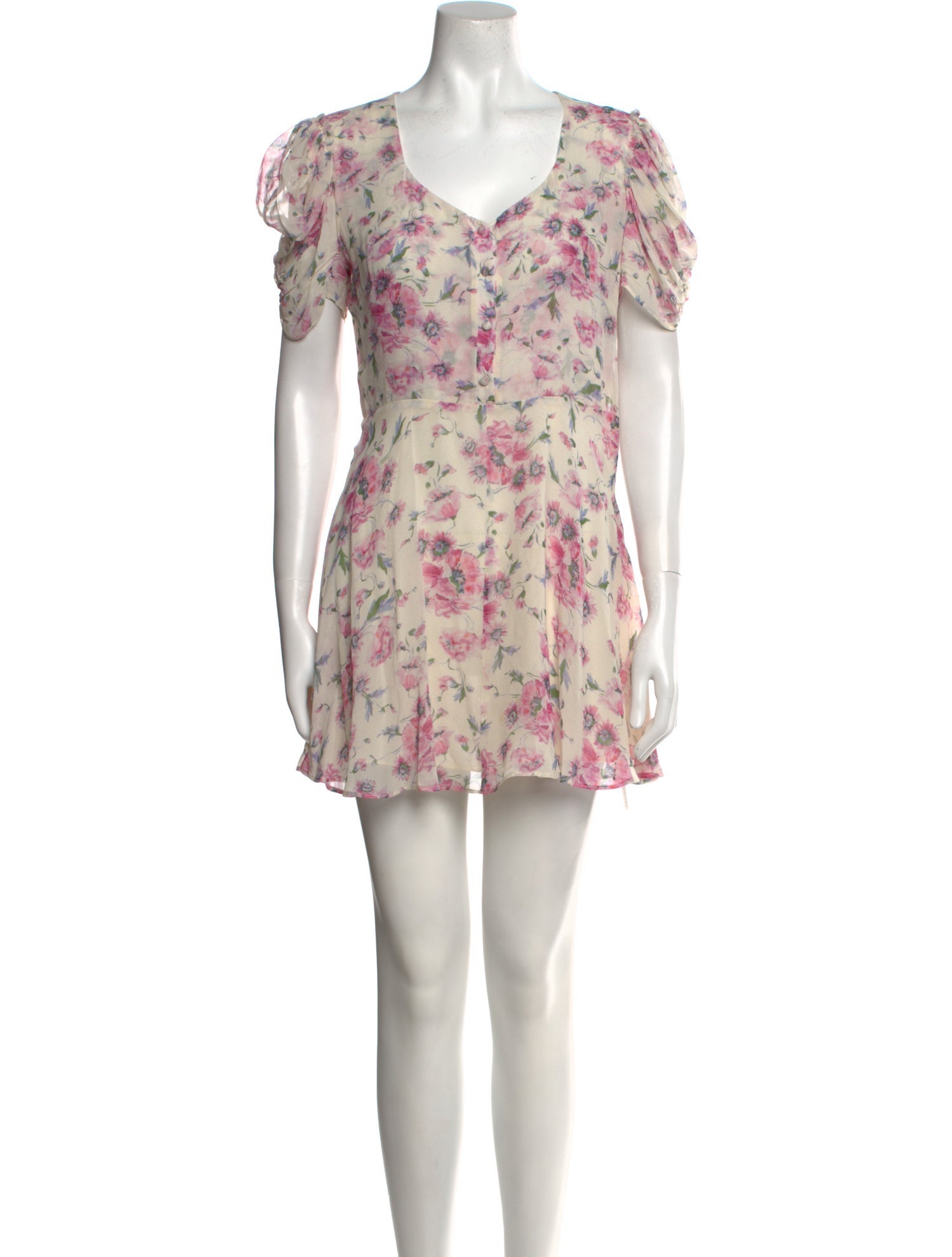 LoveShackFancy Silk Mini Dress