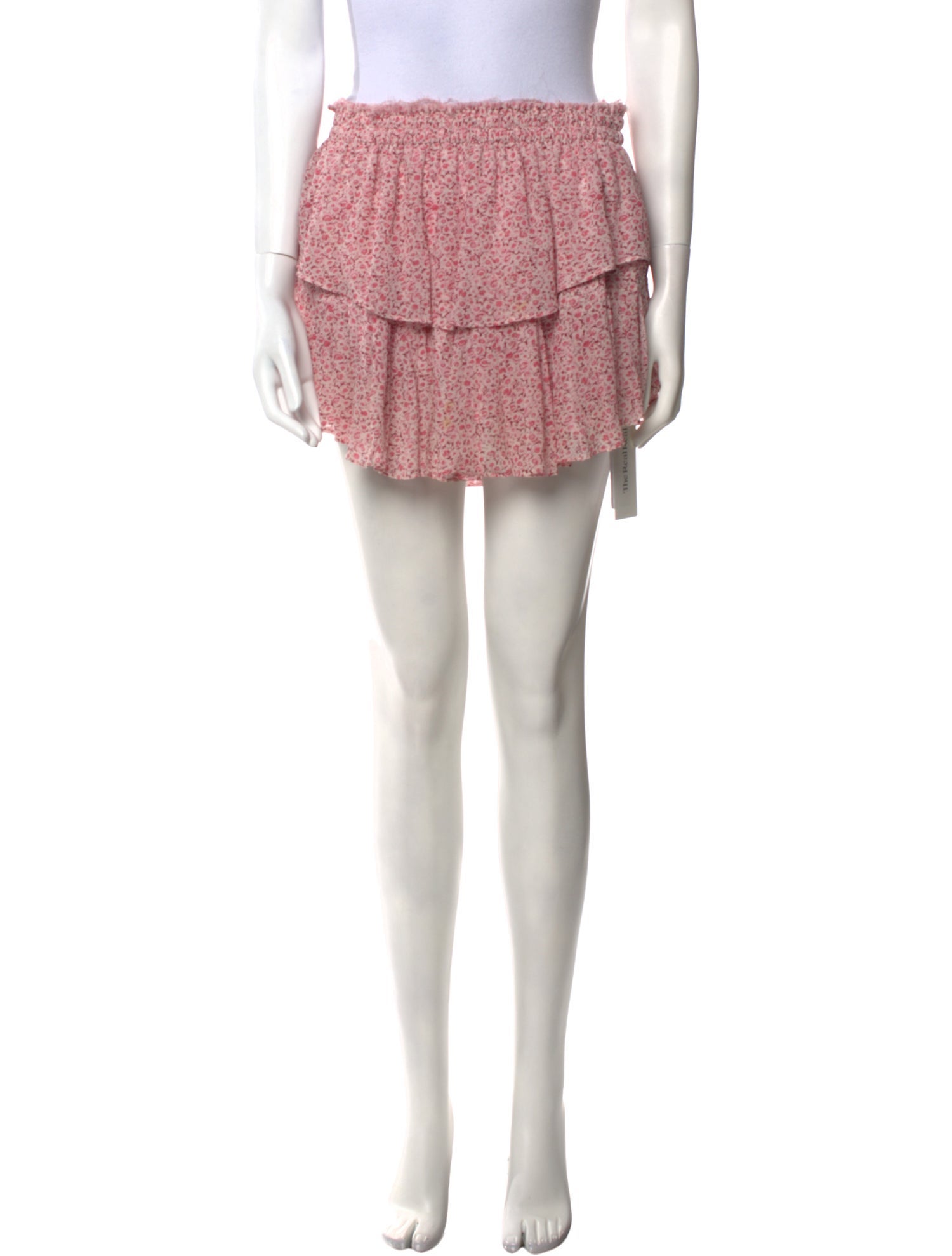 LoveShackFancy Silk Mini Skirt