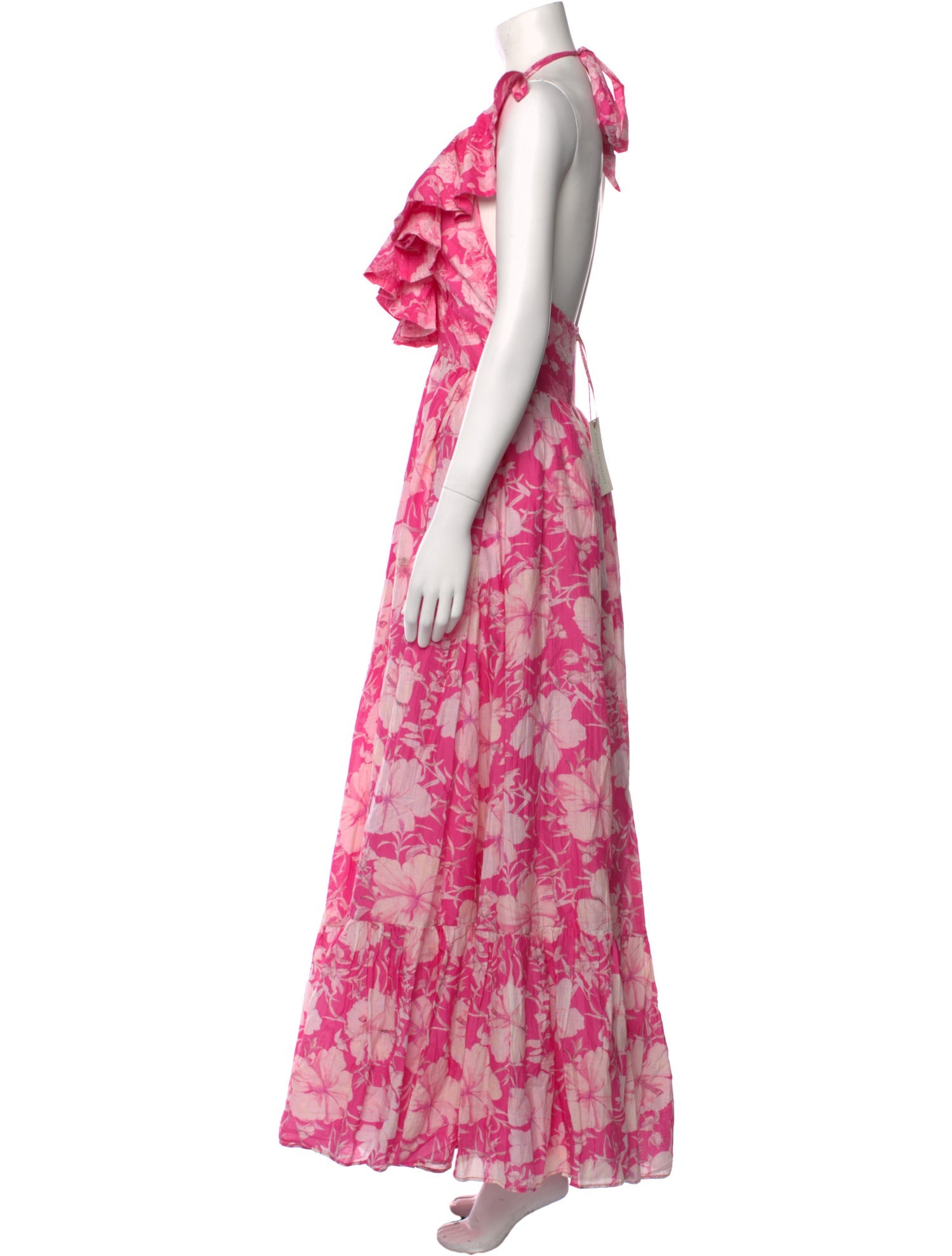 LoveShackFancy Floral Print Long Dress w/ Tags