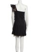 LoveShackFancy One-Shoulder Mini Dress