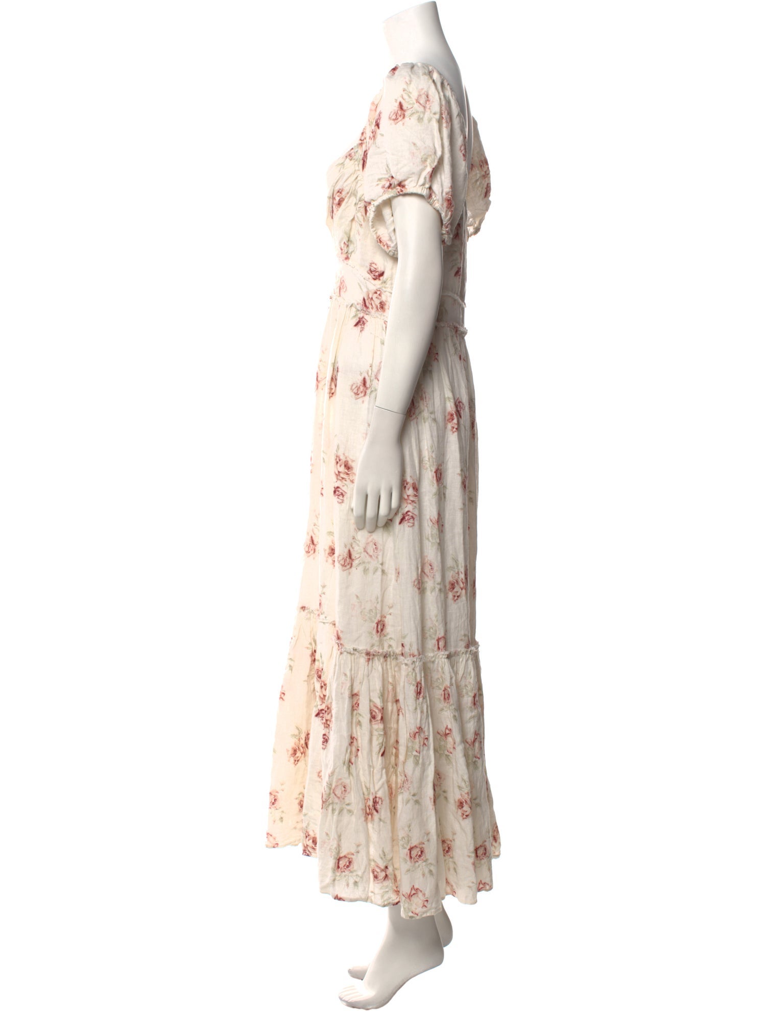 LoveShackFancy Linen Long Dress