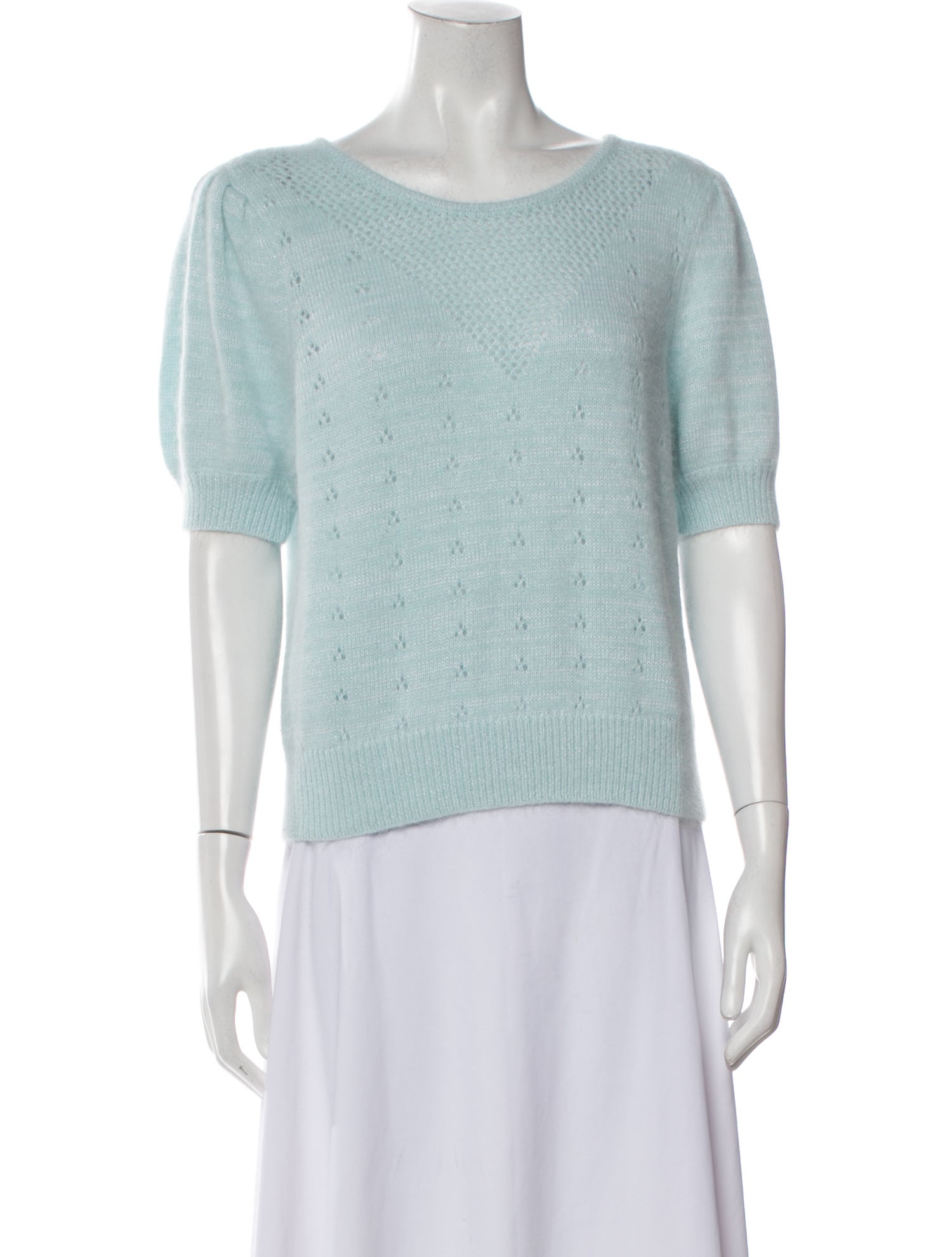 LoveShackFancy Scoop Neck Sweater w/ Tags