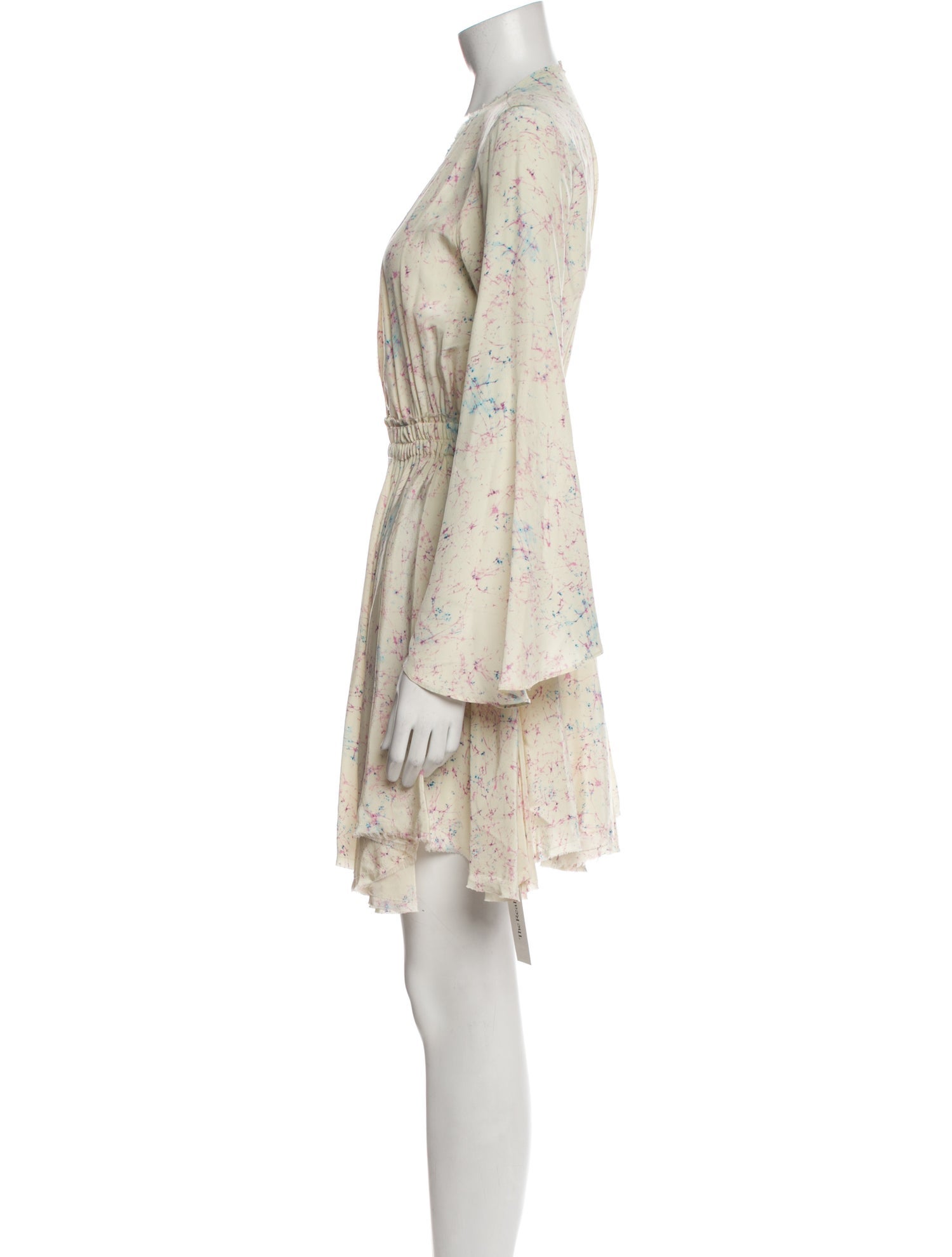 LoveShackFancy Silk Mini Dress