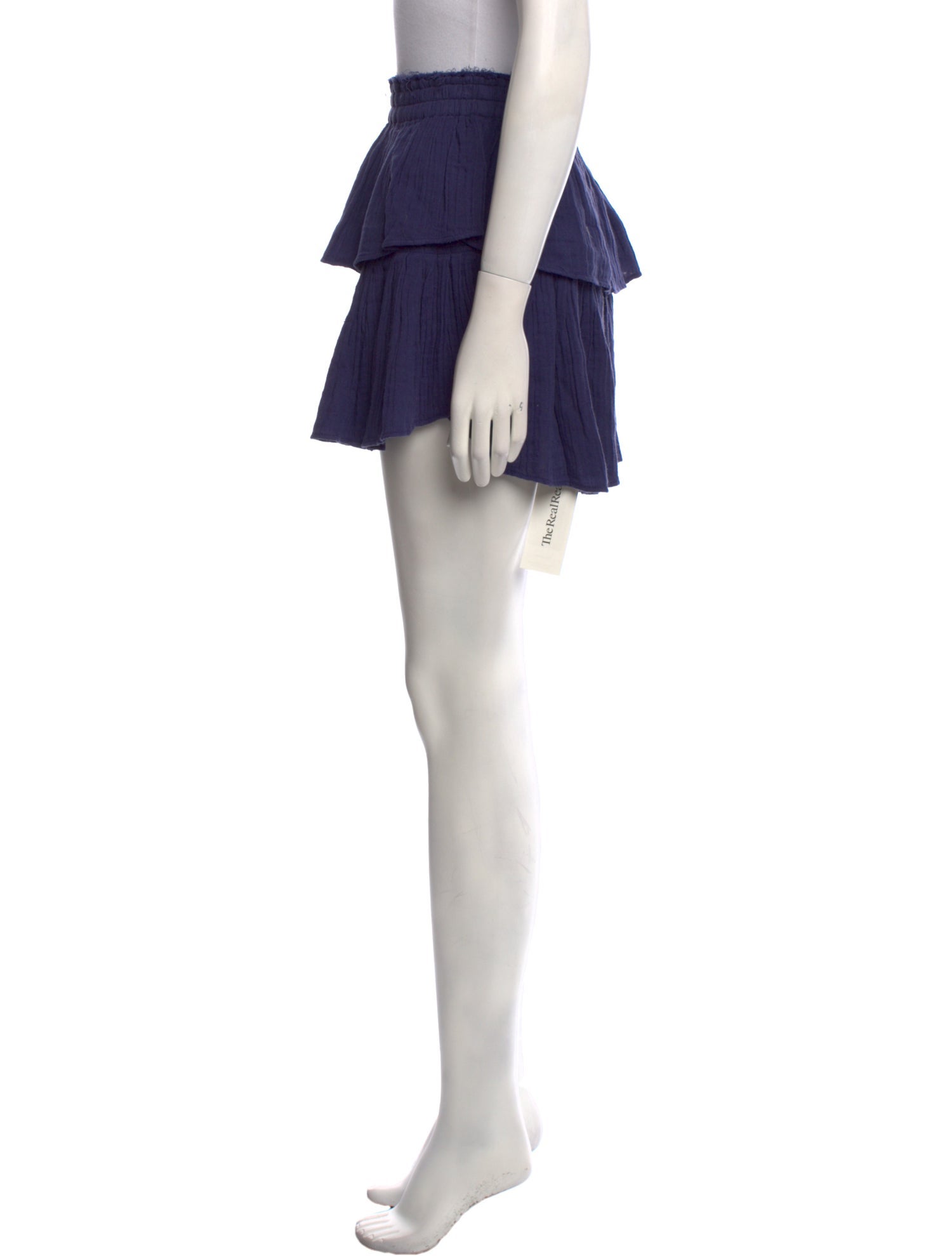 LoveShackFancy Ruffle Embellishment Mini Skirt