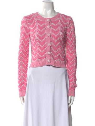 LoveShackFancy Knitwear Striped Scoop Neck Sweater S