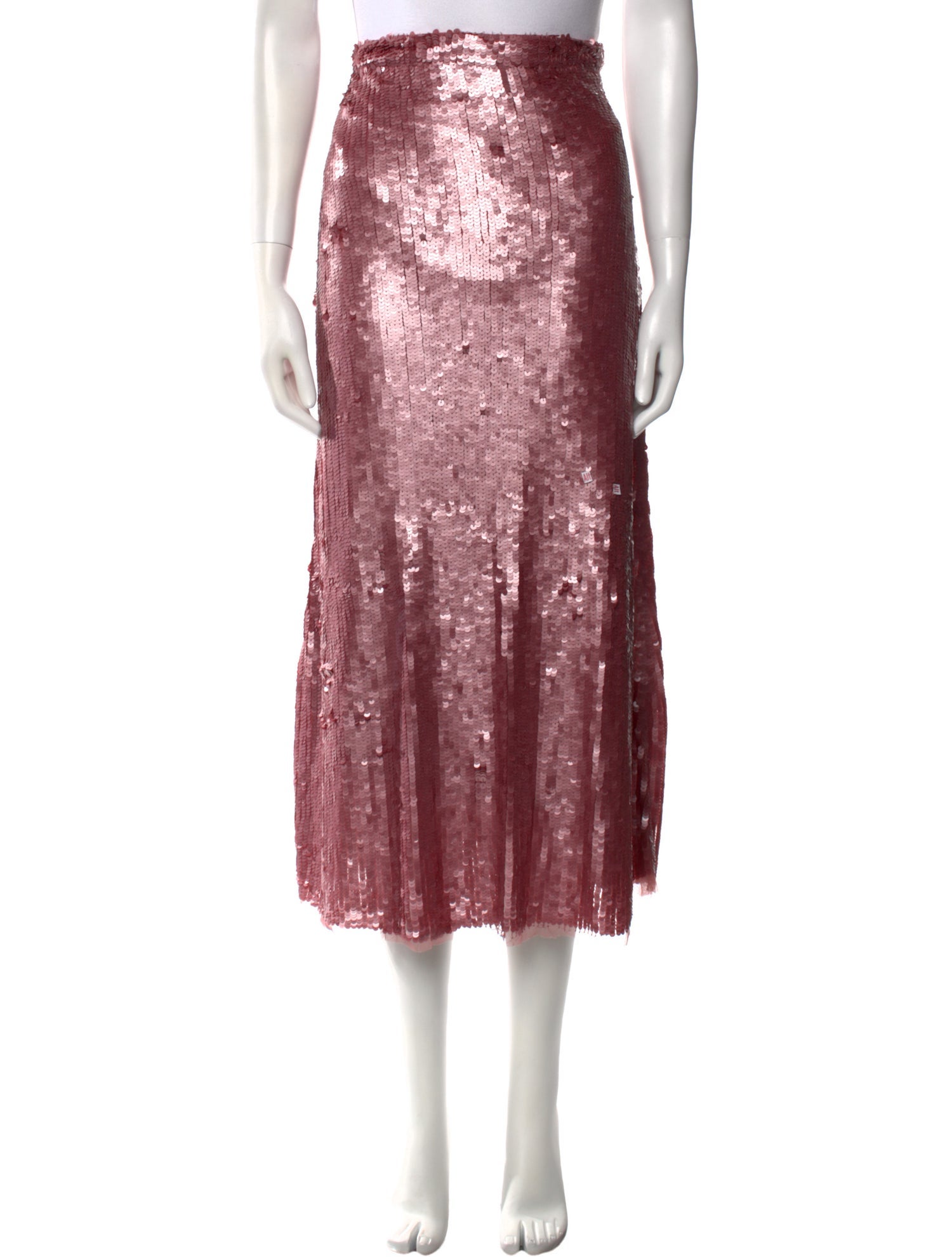 LoveShackFancy Nylon Midi Length Skirt w/ Tags