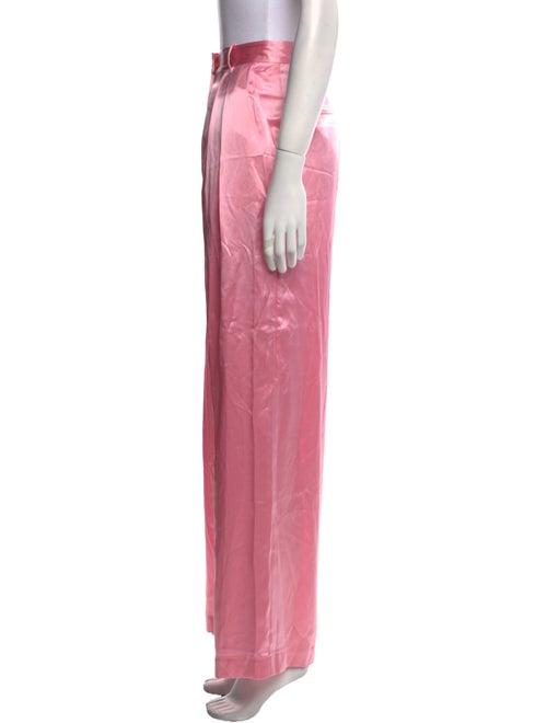 LoveShackFancy Silk Wide Leg Pants