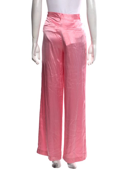 LoveShackFancy Silk Wide Leg Pants