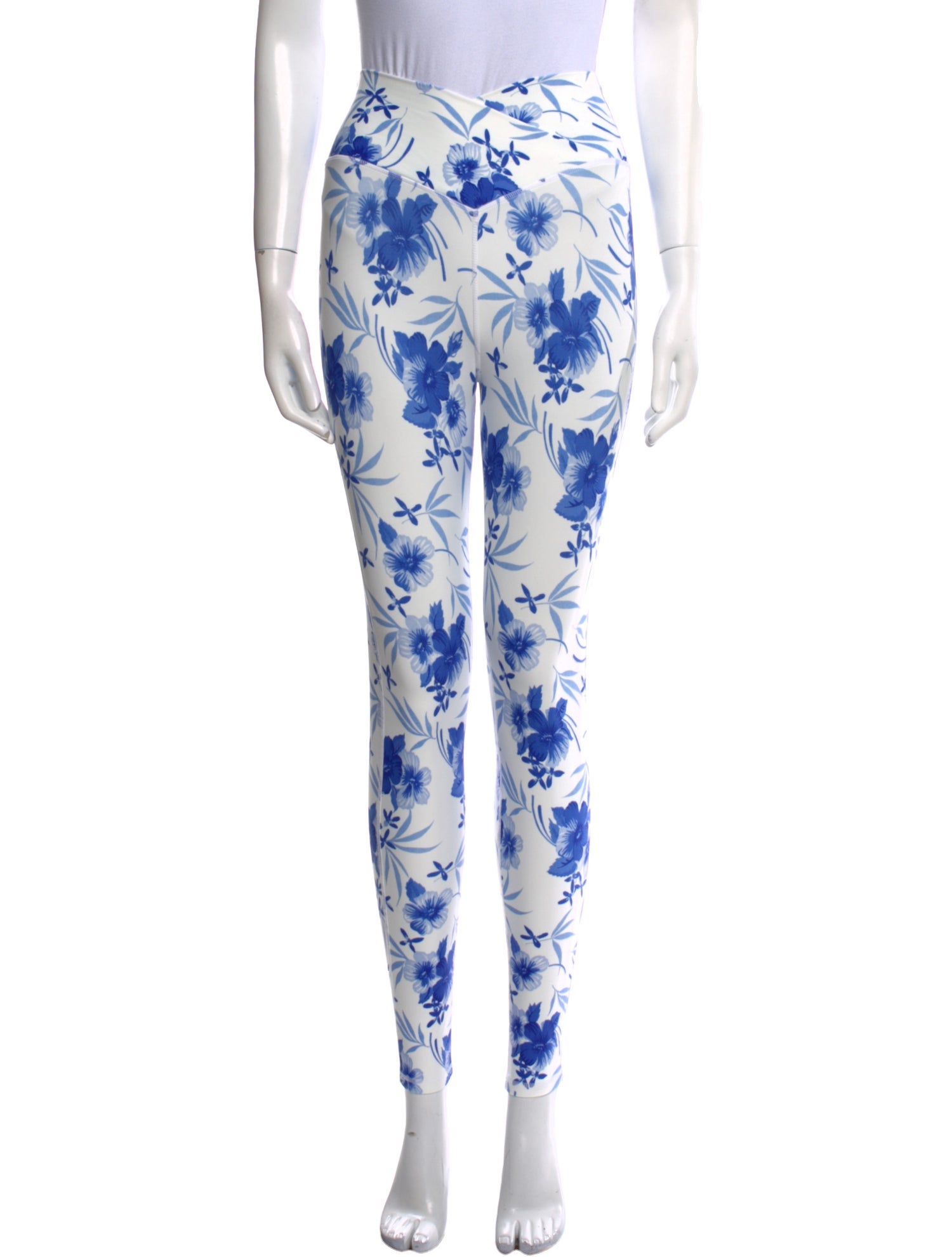 LoveShackFancy Printed Skinny Leg Pants
