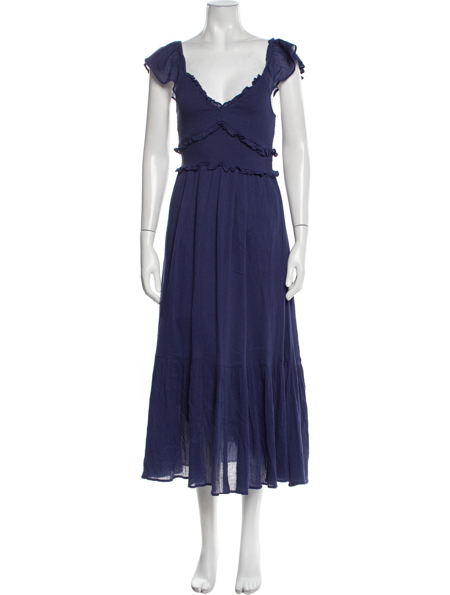 LoveShackFancy V-Neck Long Dress w/ Tags