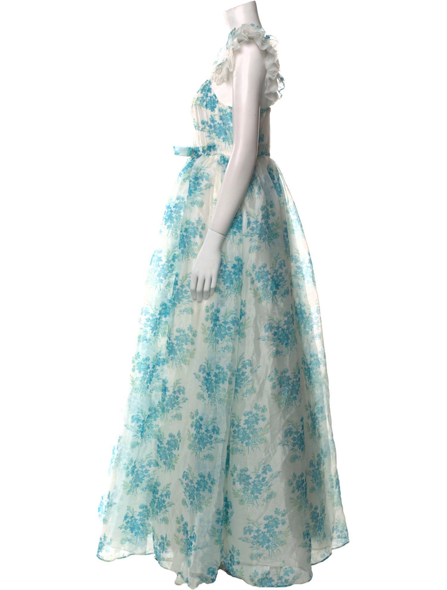 LoveShackFancy Floral Print Long Dress w/ Tags