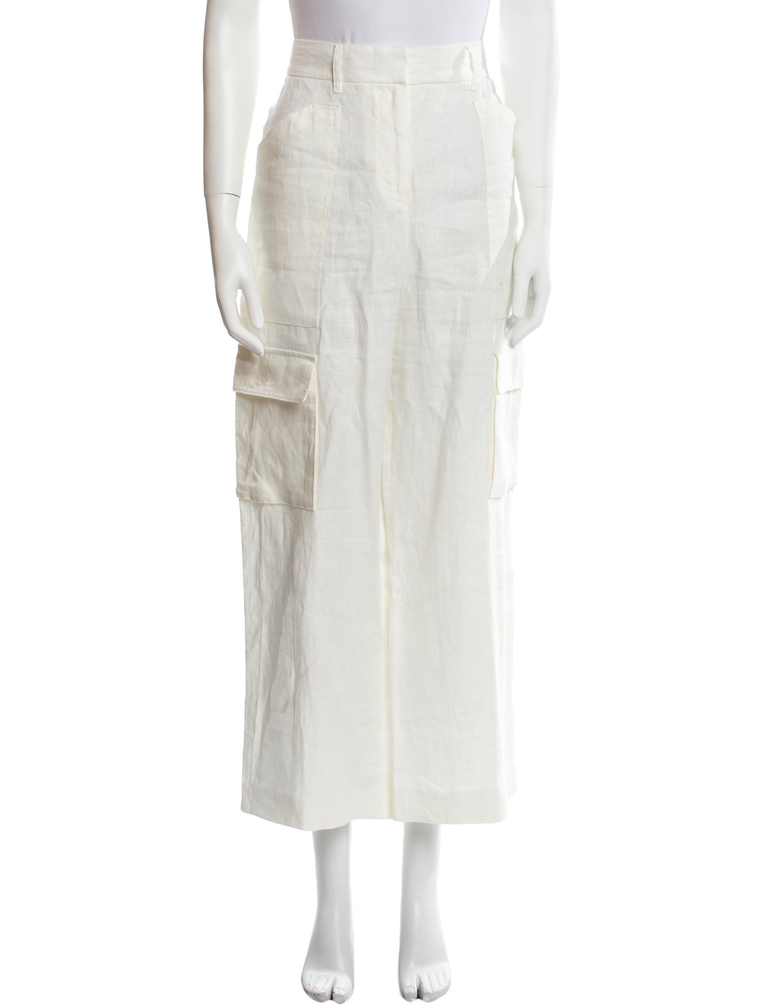 LoveShackFancy Linen Wide Leg Pants