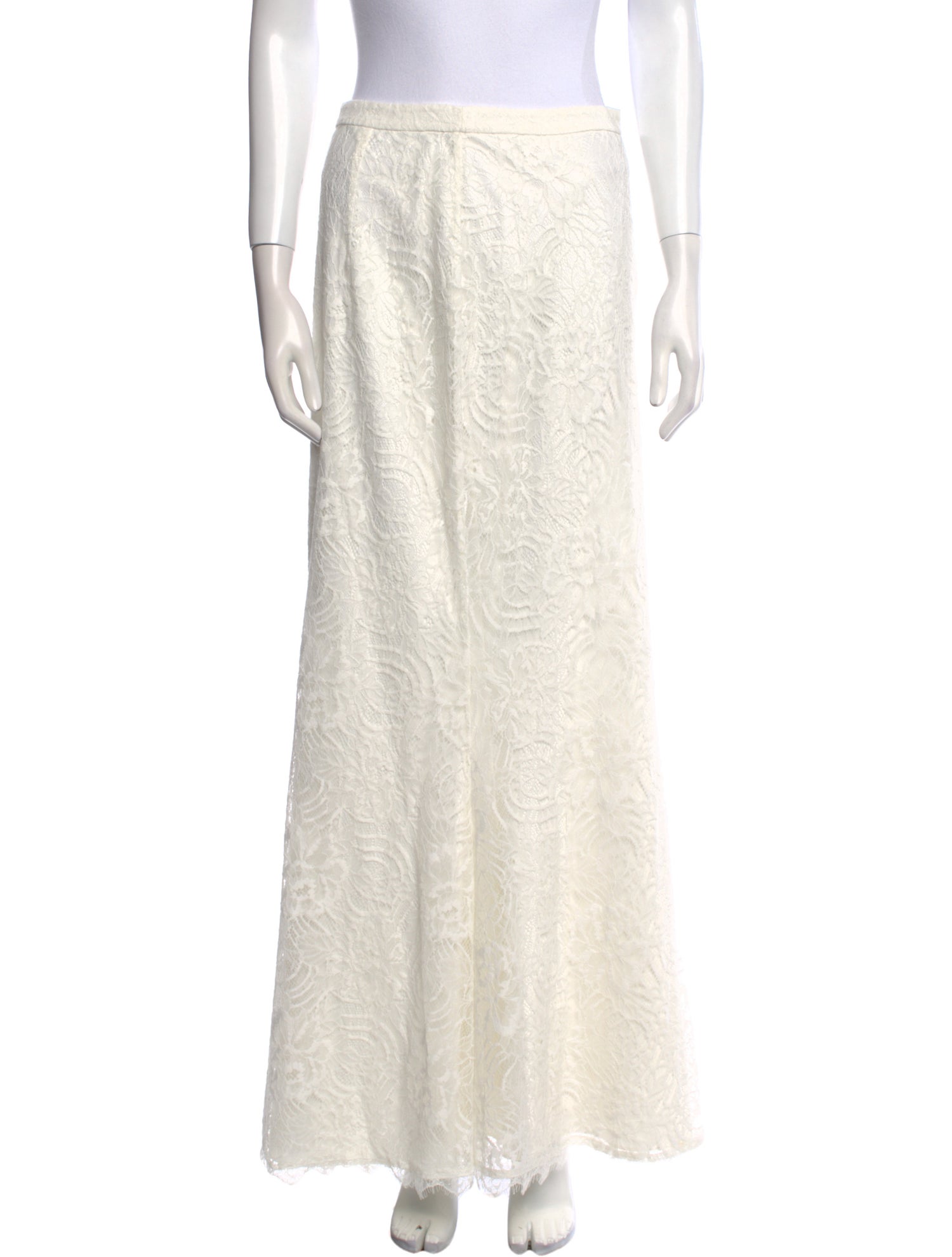 LoveShackFancy Nylon Midi Length Skirt