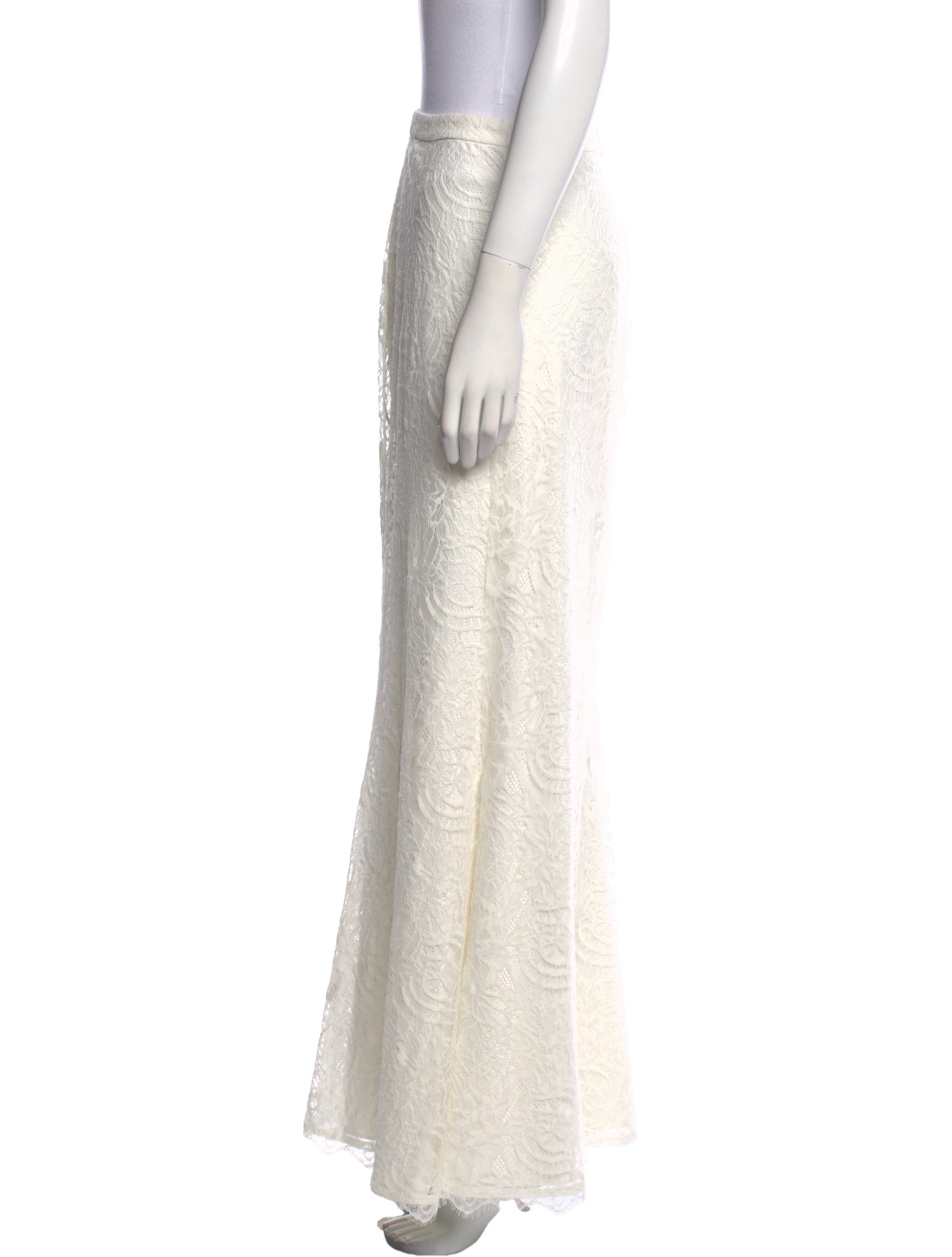 LoveShackFancy Nylon Midi Length Skirt