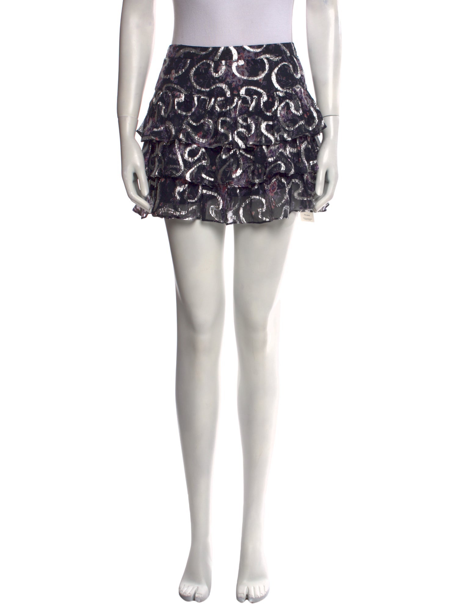 LoveShackFancy Silk Mini Skirt