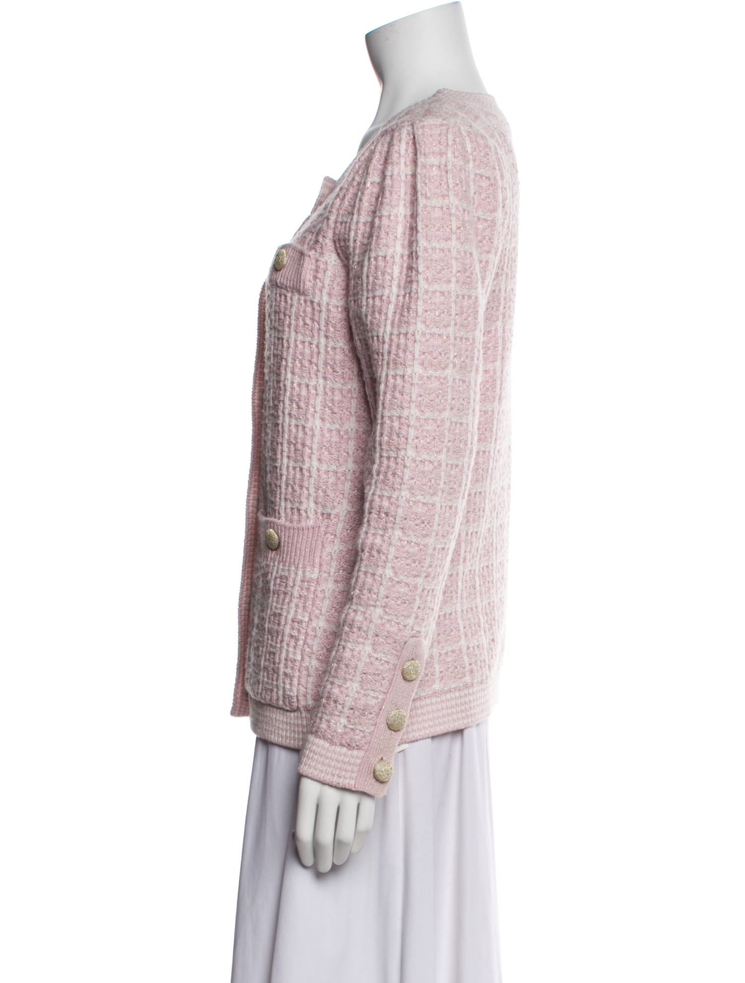 LoveShackFancy Nylon Plaid Print Evening Jacket