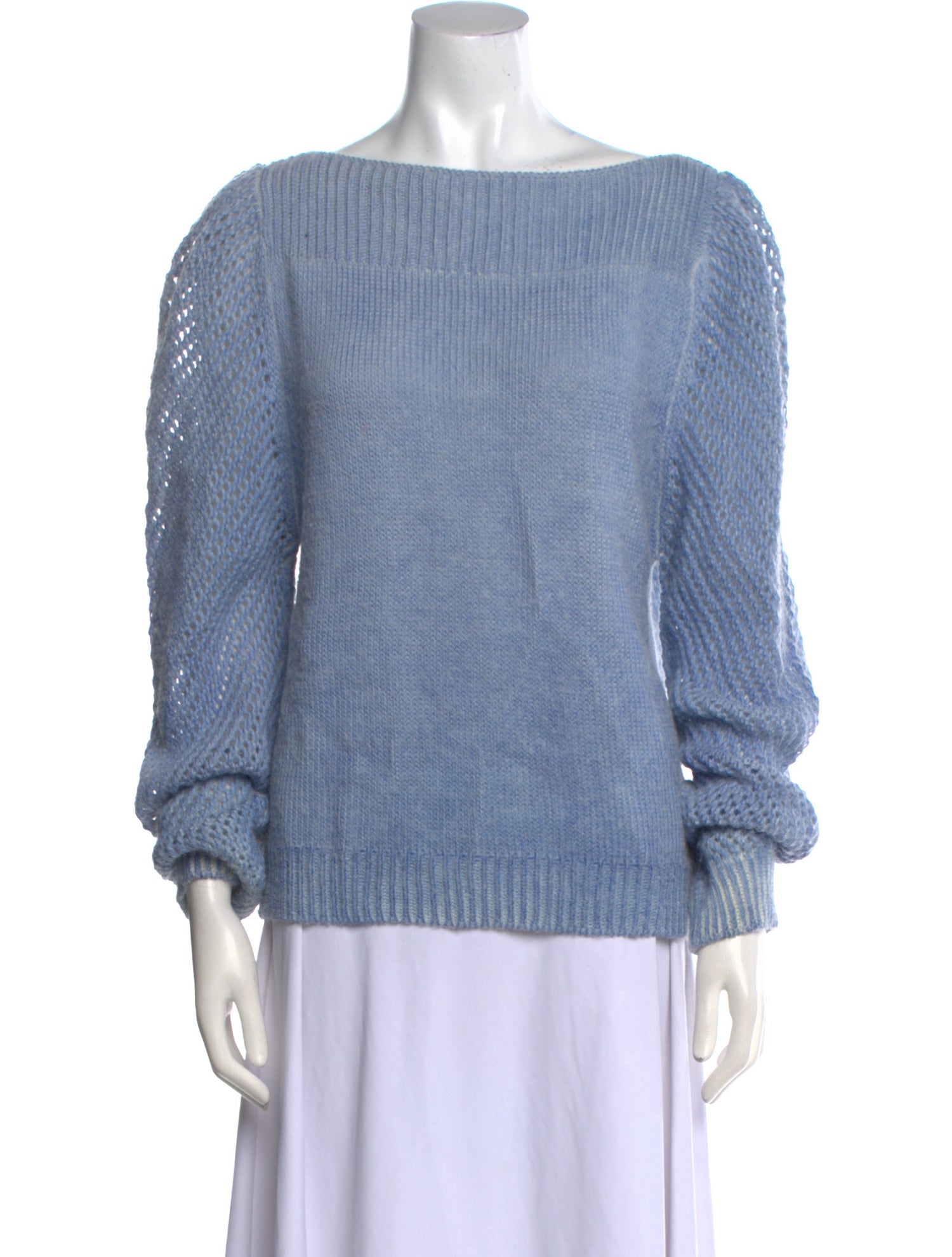 LoveShackFancy Bateau Neckline Sweater