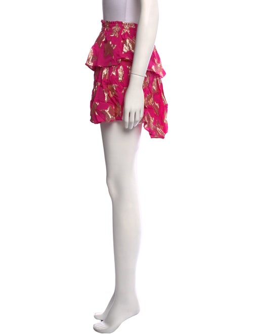 LoveShackFancy Glitter Accents Mini Skirt