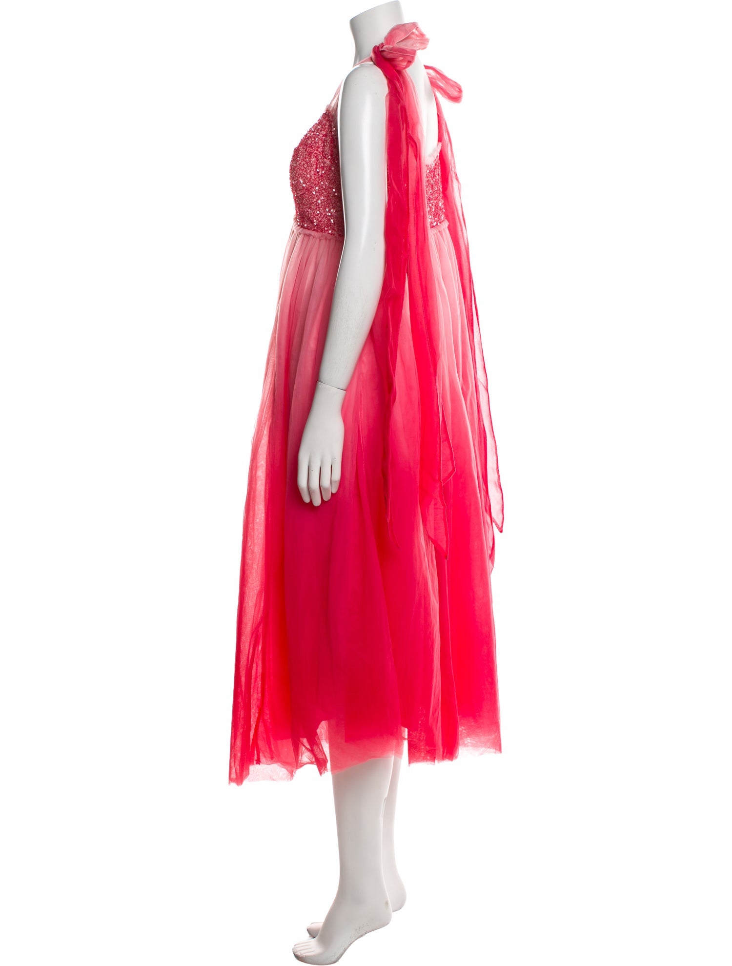 LoveShackFancy V-Neck Long Dress w/ Tags