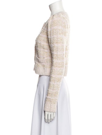 LoveShackFancy Tweed Pattern Evening Jacket