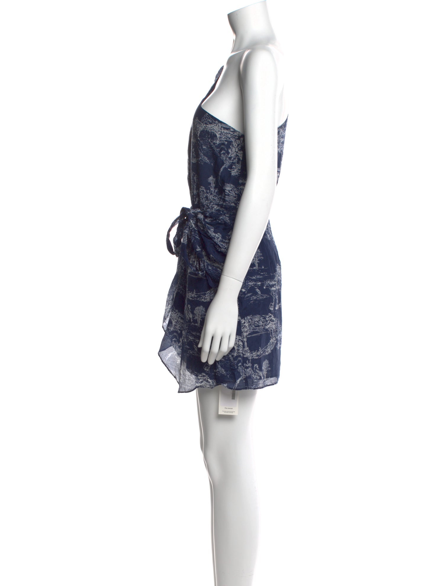 LoveShackFancy Floral Print Mini Dress