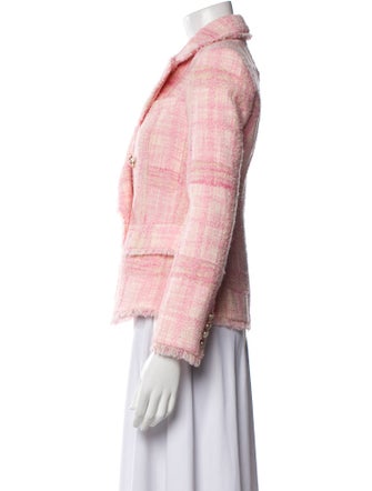 LoveShackFancy Tweed Pattern Blazer