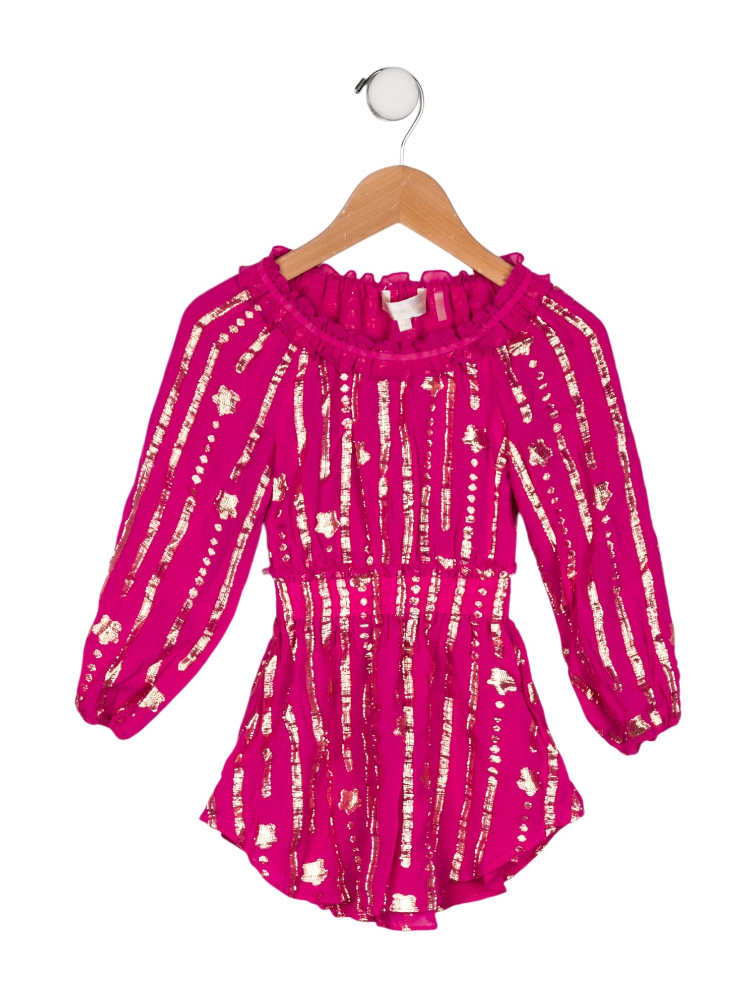 LoveShackFancy Girls' Long Sleeve Dress