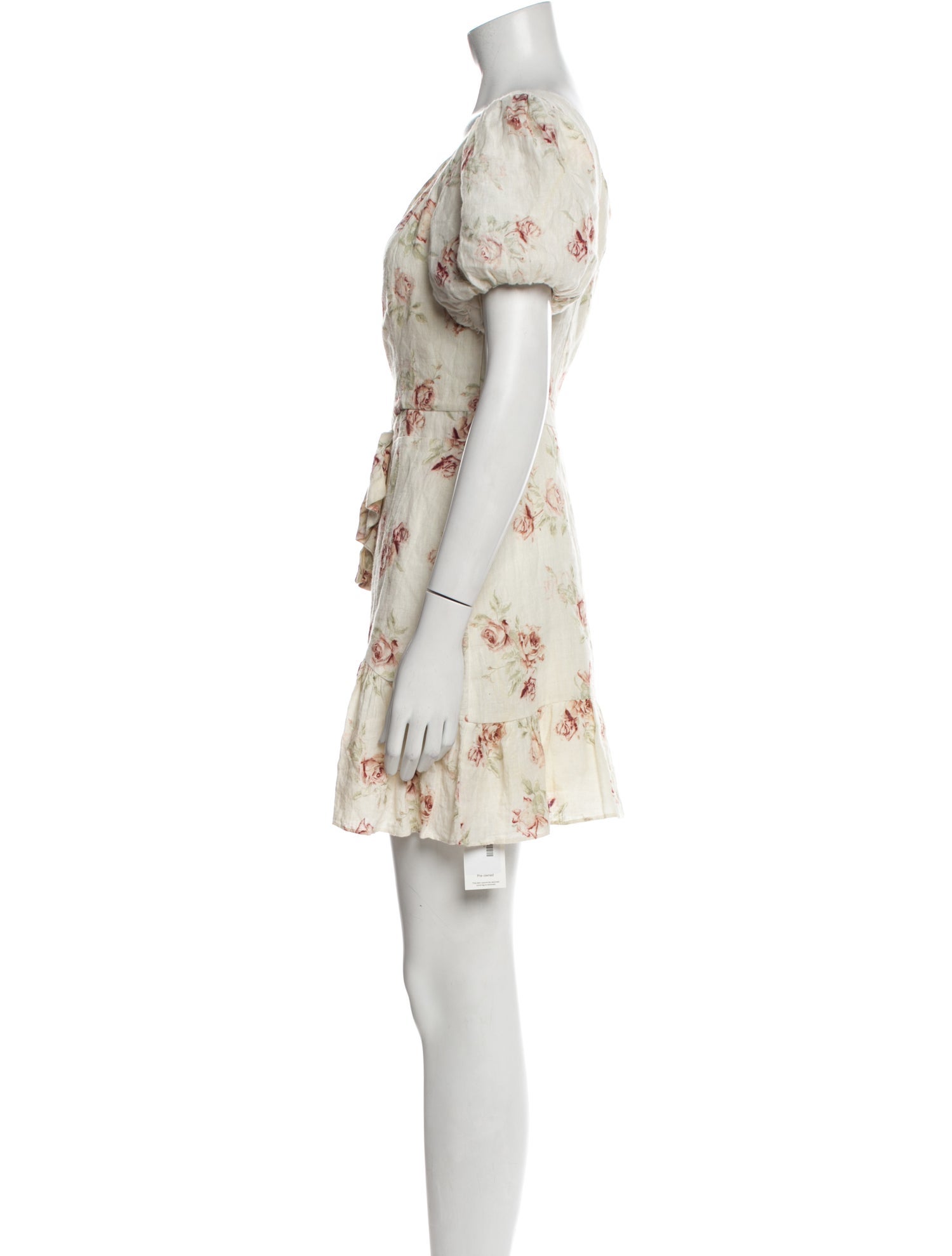 LoveShackFancy Linen Mini Dress