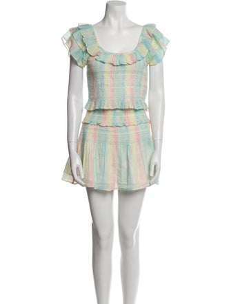 LoveShackFancy Striped Skirt Set