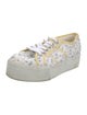 LoveShackFancy Canvas Floral Print Sneakers