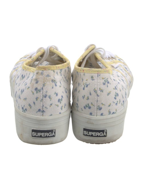 LoveShackFancy Canvas Floral Print Sneakers