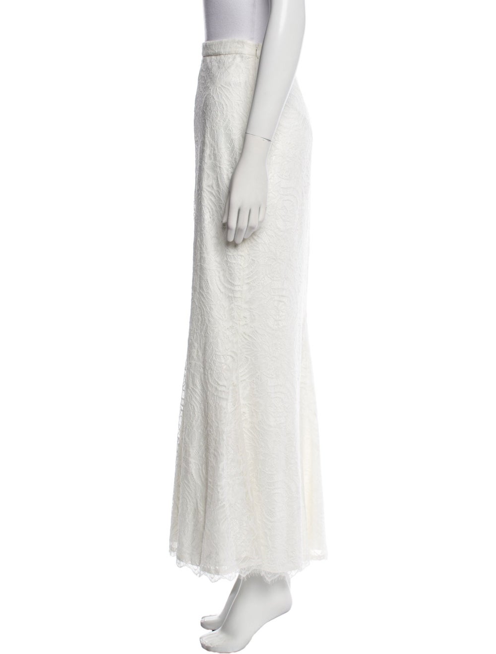 LoveShackFancy Lace Skirt White Lace, Scalloped, … - image 2