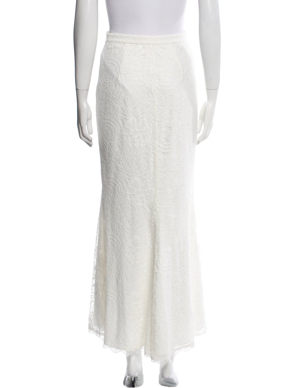 LoveShackFancy Lace Skirt White Lace, Scalloped, … - image 3