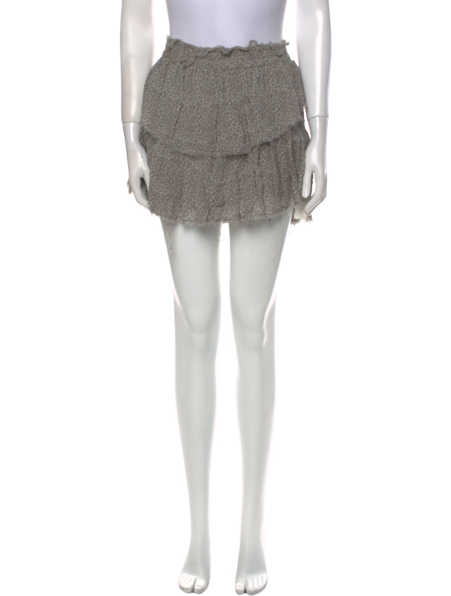 LoveShackFancy Silk Mini Skirt