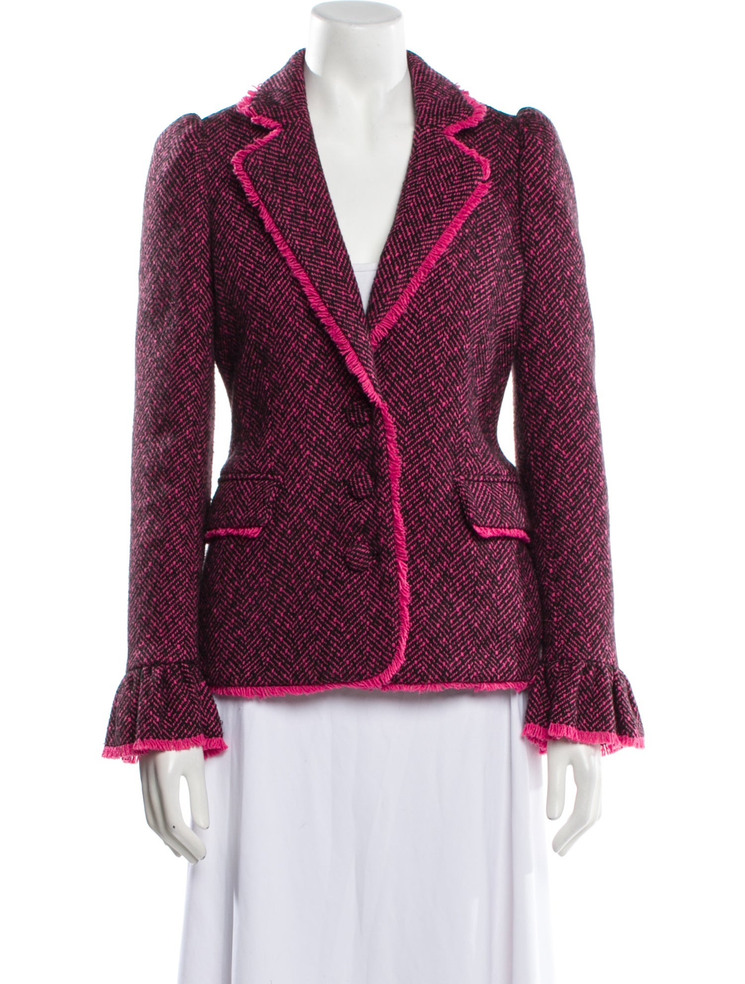 LoveShackFancy Printed Blazer