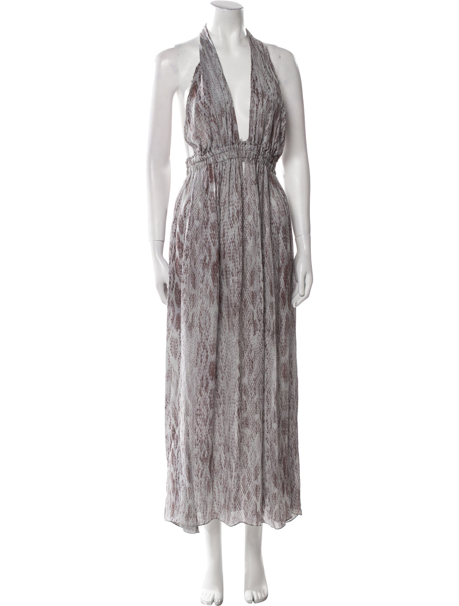 LoveShackFancy Silk Long Dress