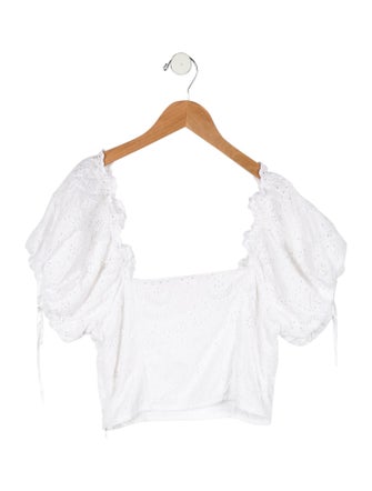 LoveShackFancy Sleeveless Lace Top