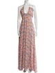 LoveShackFancy Floral Print Long Dress