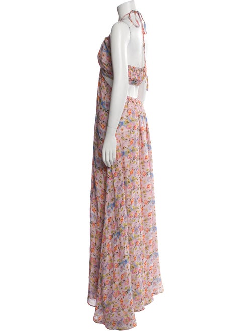 LoveShackFancy Floral Print Long Dress