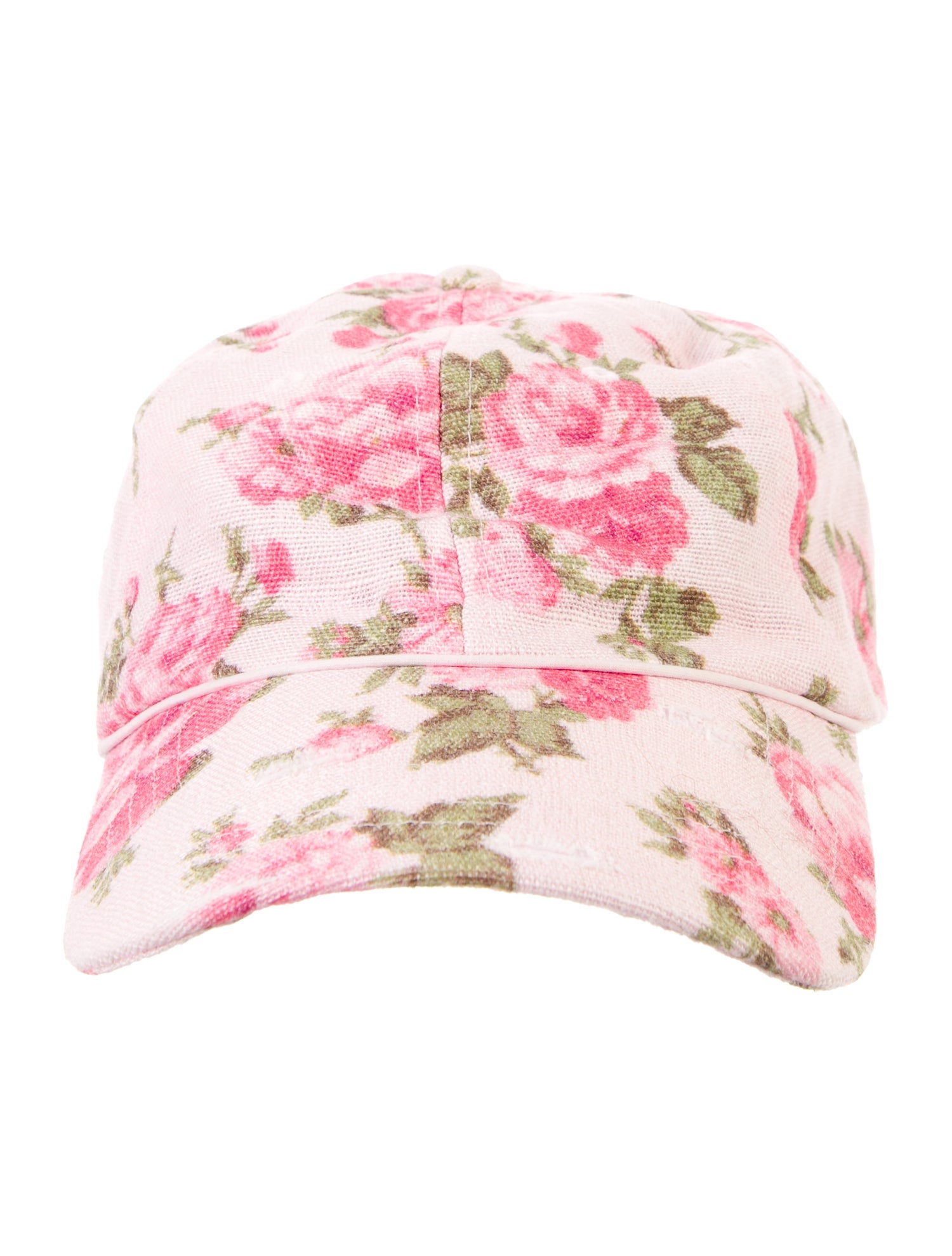 LoveShackFancy Floral Canvas Baseball Cap