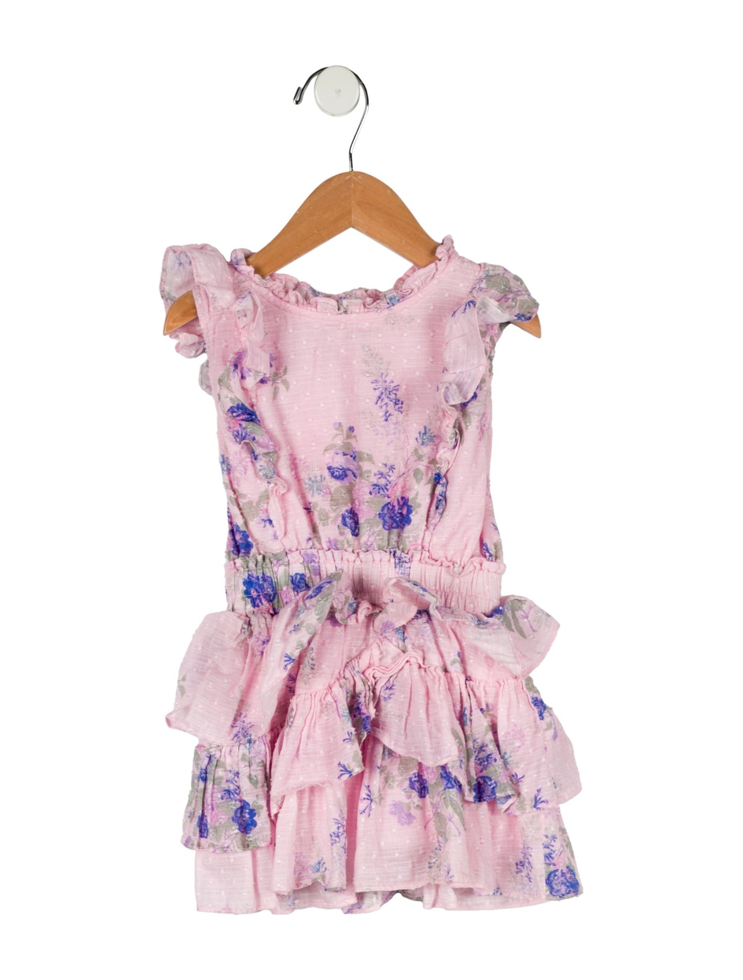 LoveShackFancy Floral Ruffle Dress