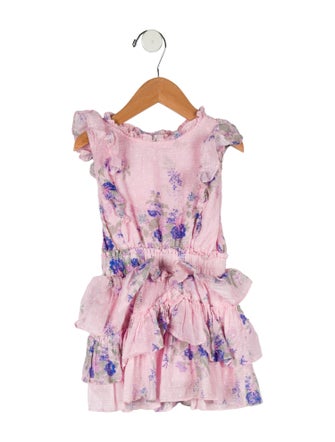 LoveShackFancy Floral Ruffle Dress