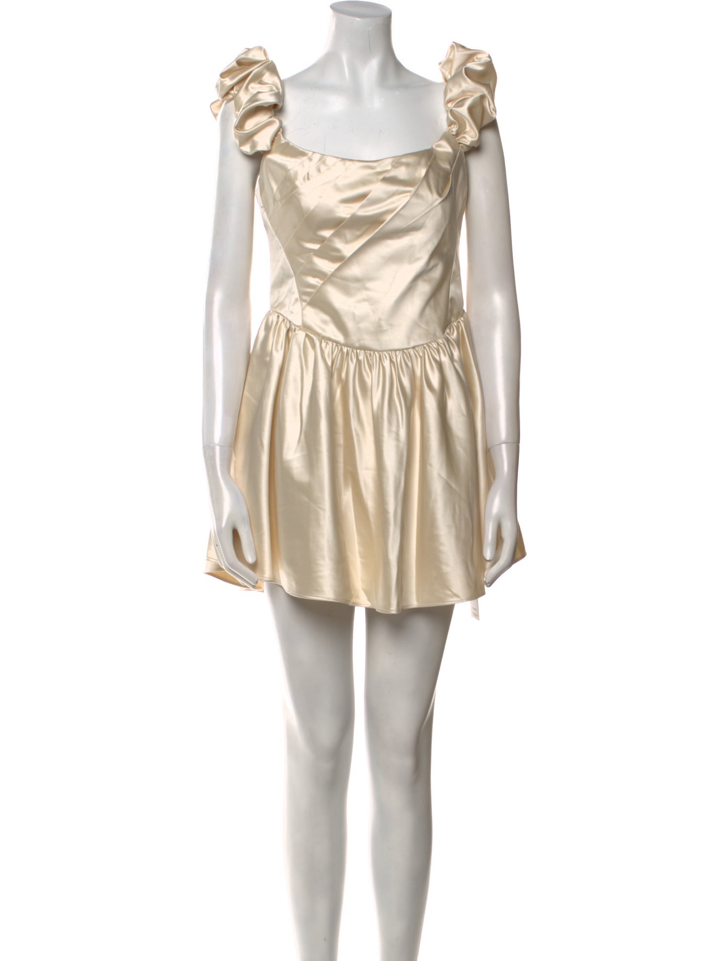 LoveShackFancy Square Neckline Mini Dress w/ Tags